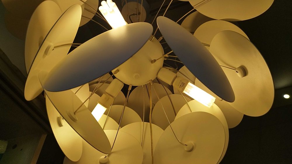 Полилей стил Marset Discocó с три крушки 80/60см