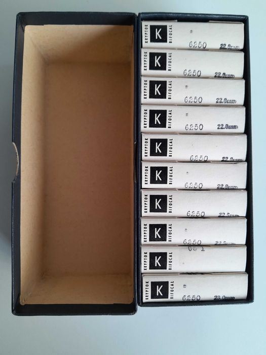 Lentile bifocale vechi ochelari Kryptok Canada Bausch&Lomb Germania