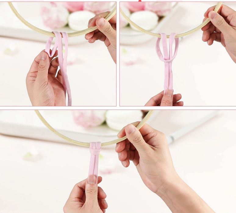 Kit pentru nume din sarma  fir tricotat captator de vise