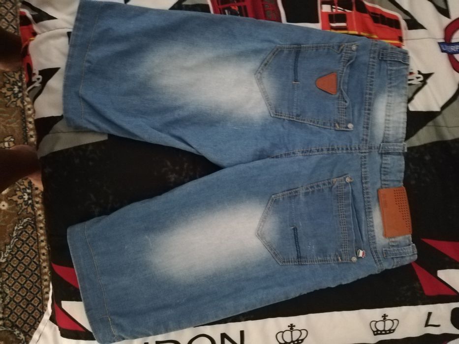 Детски дънкови къси панталони