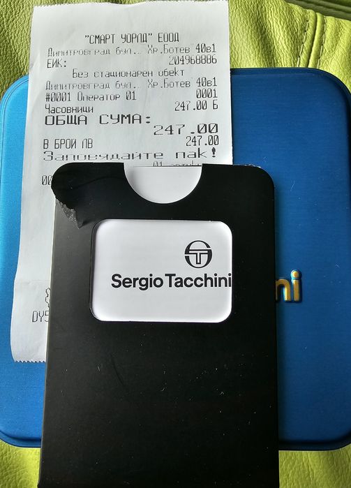 Оригинални мъжки часовници Sergio Tacchini неразличими от нови