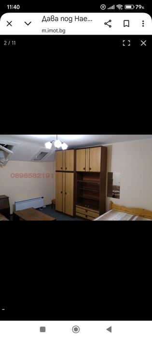 Дава под наем 2-СТАЕН Руско училище 
Окръжна болница-Генерали, град Ва