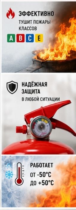 Огнетушитель для автомобиля  новый