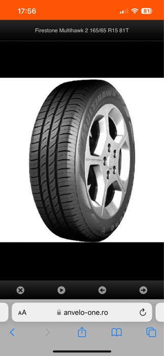 4 Cauciucuri Firestone multiwalk2 noi de vara 165/65/R15
