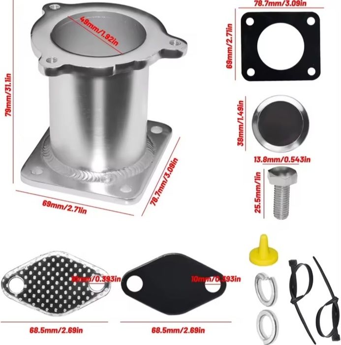 Нов комплект за премахване на EGR Delete kit BMW e53 e60 e70 e83 e90