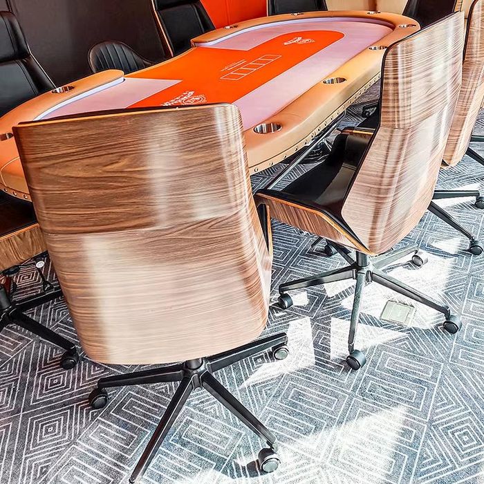 Masa poker + 10 scaune poker full set CustomTables.eu stoc urgent