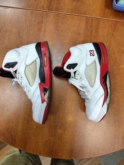 Air Jordan 5 Fire Red размер 43