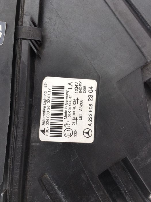 Фар.Стоп.БроняМерцедес S W222