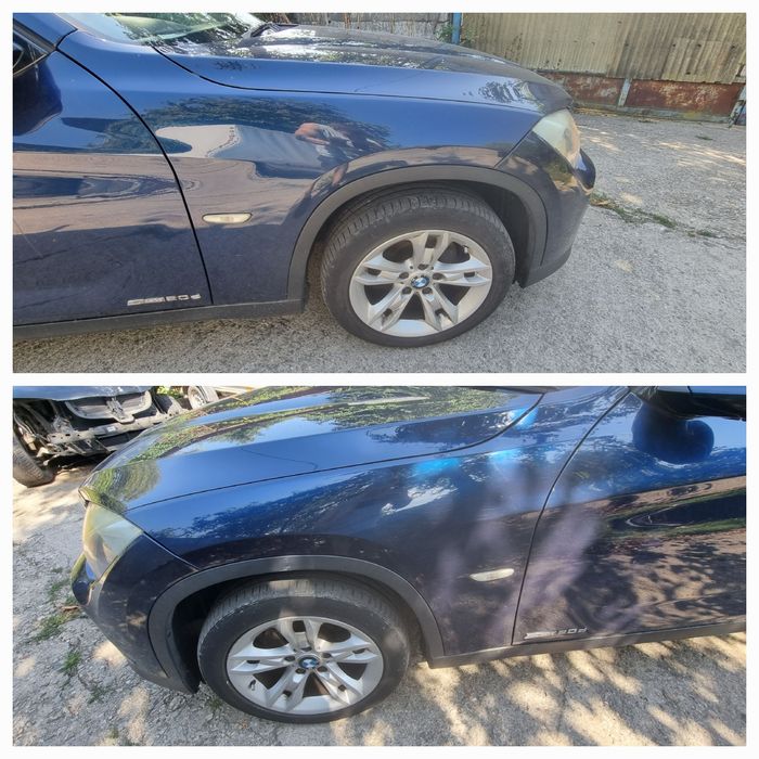 Aripa fata stanga dreapta bmw x1 e84 cod Tiefseeblau Metallic A76