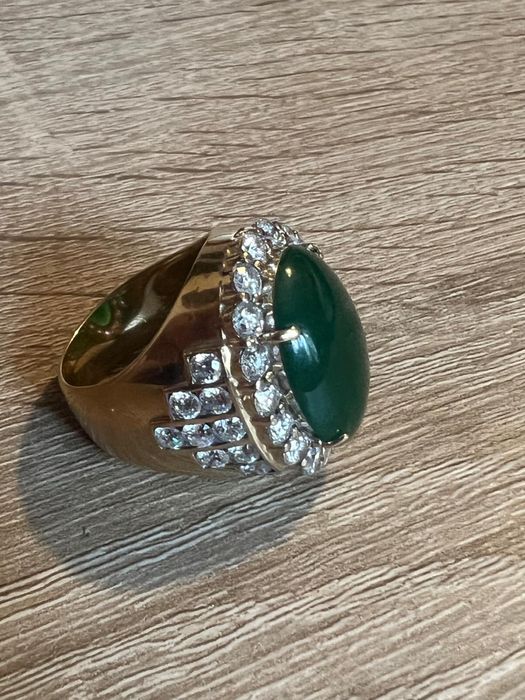 Inel ,Ghiul barbat  aur 18 k