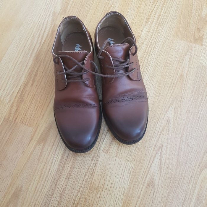 Pantofi piele baieti