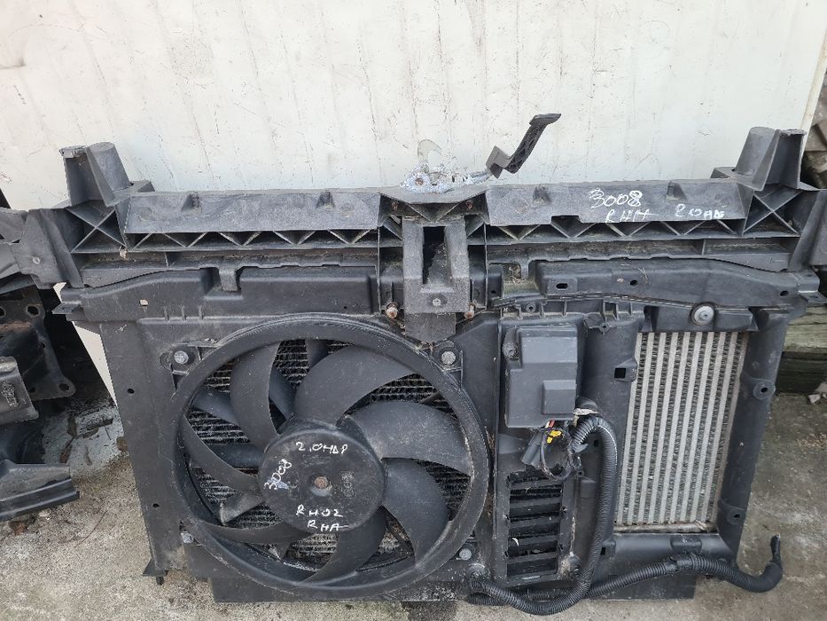 Radiator apa ,clima, termocupla peugeot 3008,motor 2.0 D