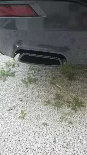 Ornamente Evacuari Tobe BMW G30 G31, Atasamente Evacuare Tips Tipsuri, Negru Lucios
