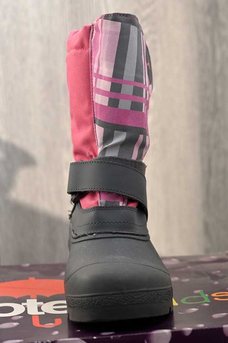 Непромокаемые теплые сапоги для девочки