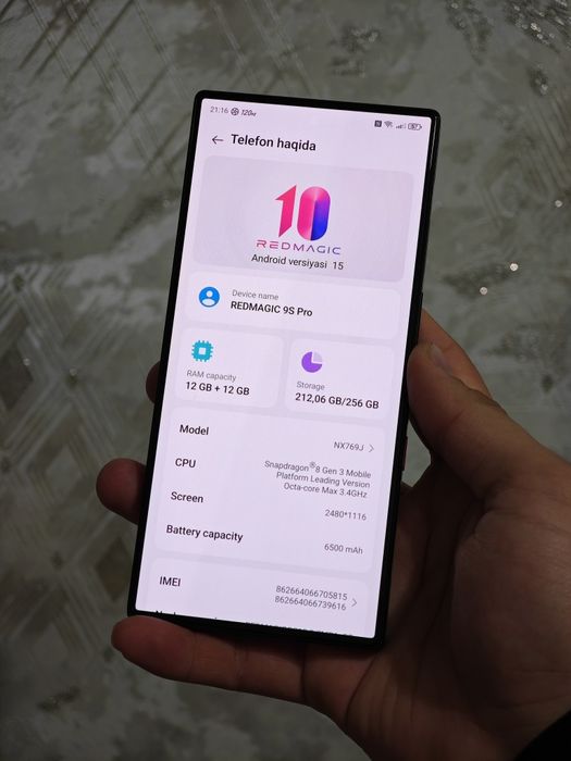 Red Magic 9S pro