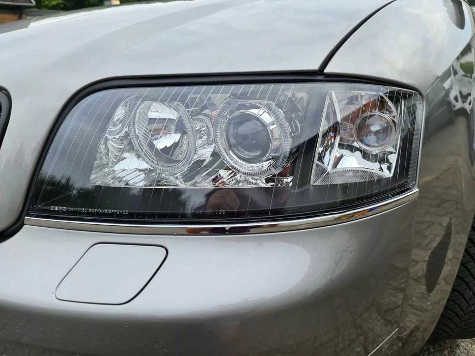 фарове Ауди А6 Ц5 Нови Черни Фейслифт ейнджъл Audi A6 C5 99-01 DEPO