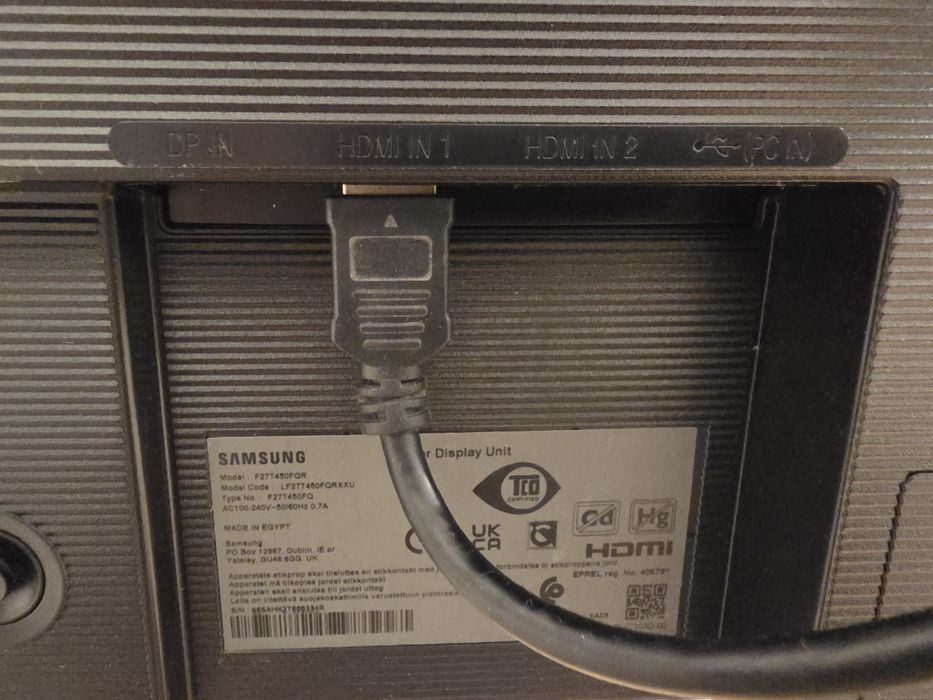 Monitor Samsung 27 inchi full HD ca nou