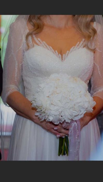 Rochie de mireasa(matase naturala-Maya fashion)