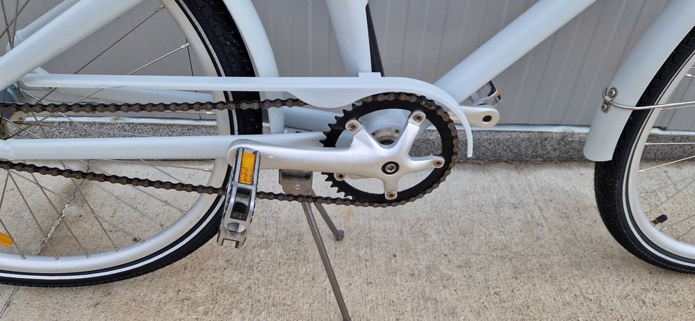 Алуминиев дамски велосипед Dinabike колело с кошница 26"