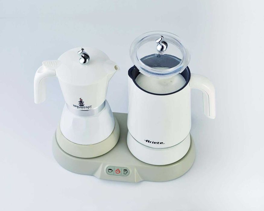 Електрическа Кафеварка Разпенител за мляко Чайник Ariete 3 в 1