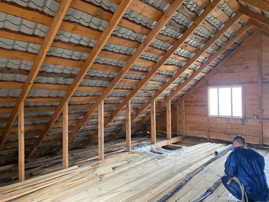 Утепление крыш, ангаров