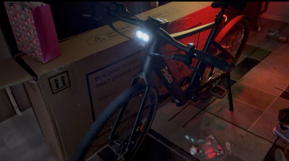 Bicicletă electrică (e-Gravel/Urban) Fiido C21 PRO - Ca NOUĂ (50 km) + Garanție 2 ani