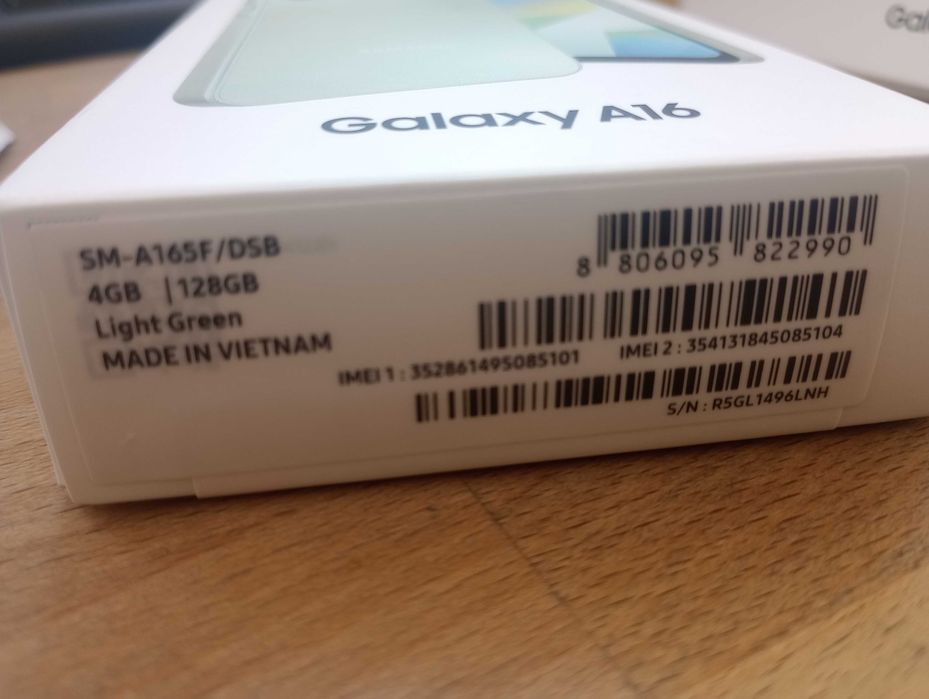 Смартфон SAMSUNG GALAXY A16 A165 6.70 ", 128 GB, RAM 4 GB с гаранция