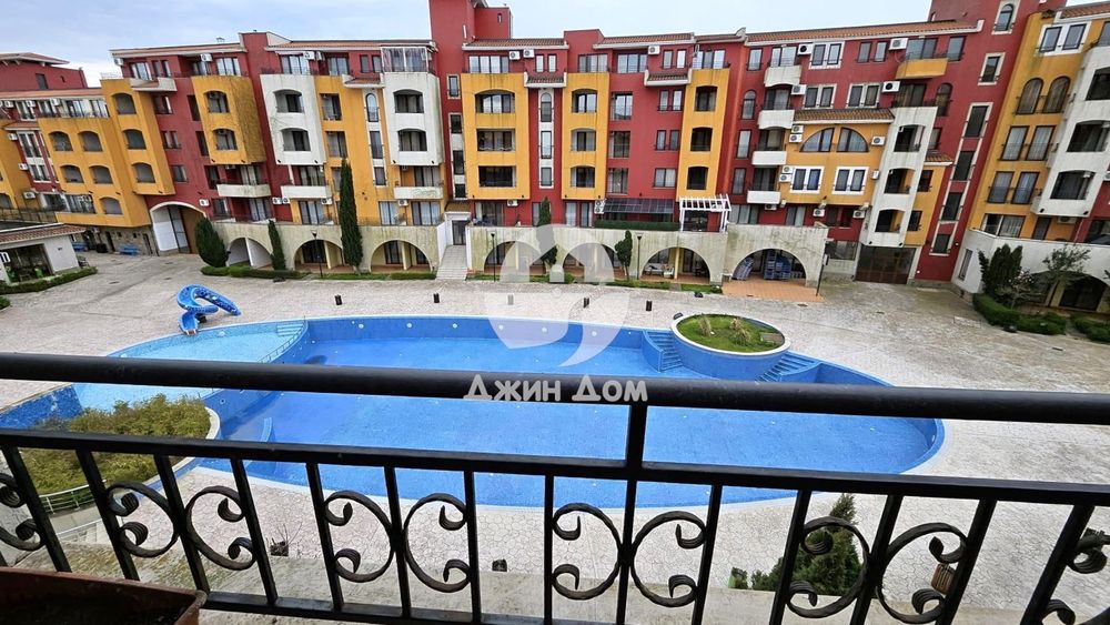 Едностаен апартамент на ПЪРВА ЛИНИЯ в к-с „Марина Kейп“, гр. Ахелой