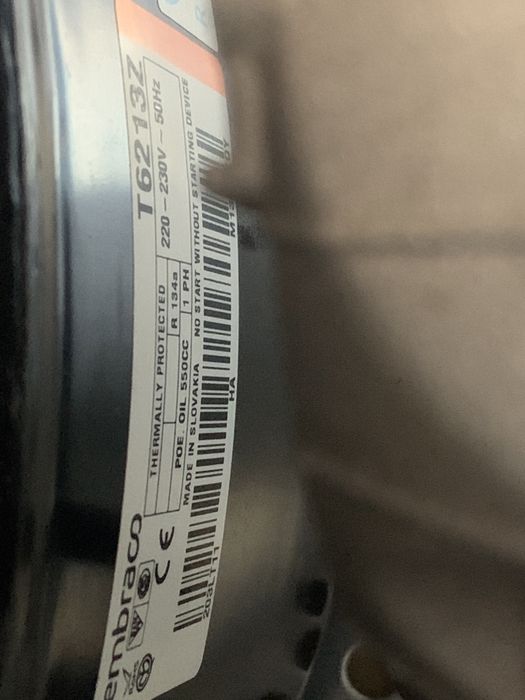 Agregat embraco vitrina frigorifica T6213z freon r134a 635w -10 nou