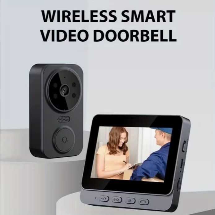 Интелигентен видео звънец с 4.3-инчов екран