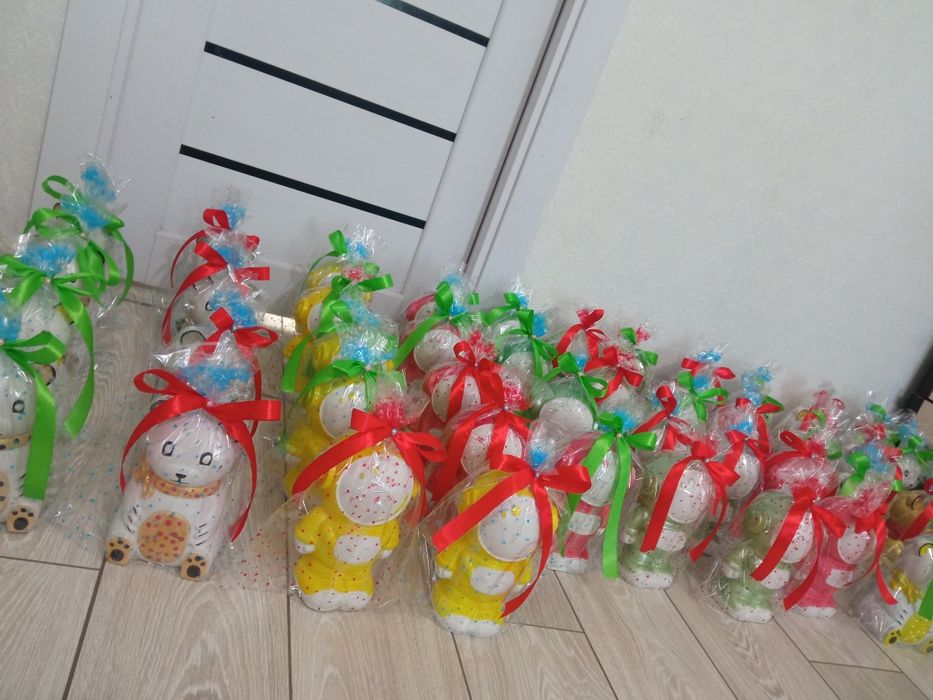 Копилка из гипса