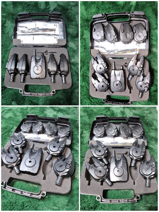 Rod Pod Dayko Compact Pod Argintiu / Negru + 4 avertizori + statie Fox