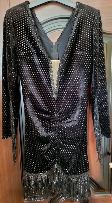 Rochie BIANCA Drăgușanu paiete