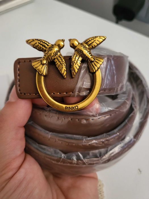 Ново! Кафяв колан по модел на Pinko