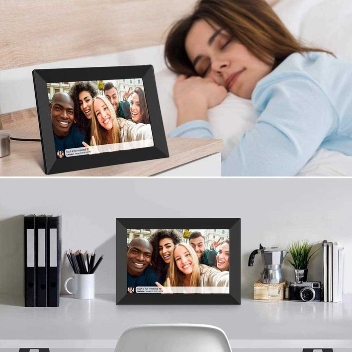 Rama foto digitala, VALA® Digital FRAMEO WIFI, 10.1 inch HD IPS Touch