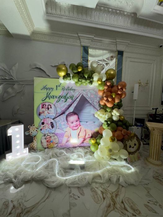 Детское оформление на годик