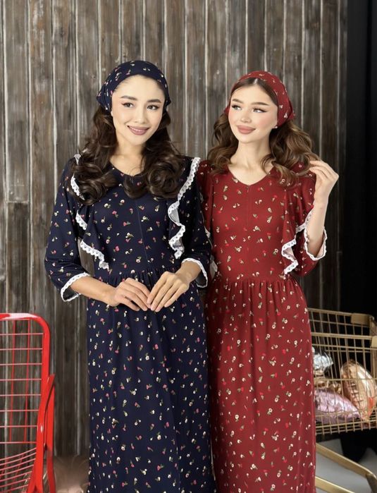 Красивые домашние платья