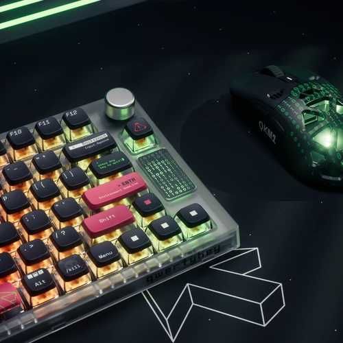 Tastatura mecanica wireless QwertyKey 75 Terminal (Full Box, Gasket Mount, RGB)