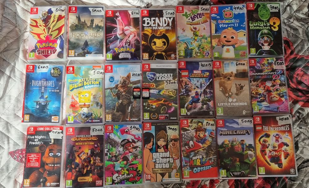 Nintendo switch игри