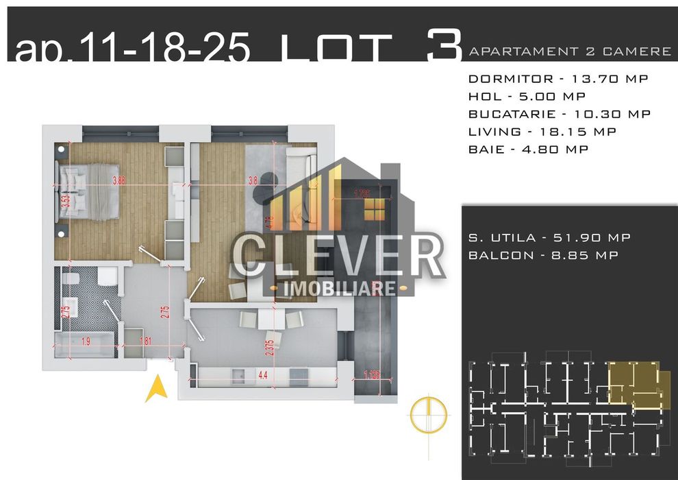 Apartament – București, Titanul Nou - Vedere 2