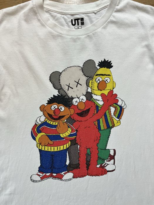 Kaws x Sesame Street мъжка тениска S-M