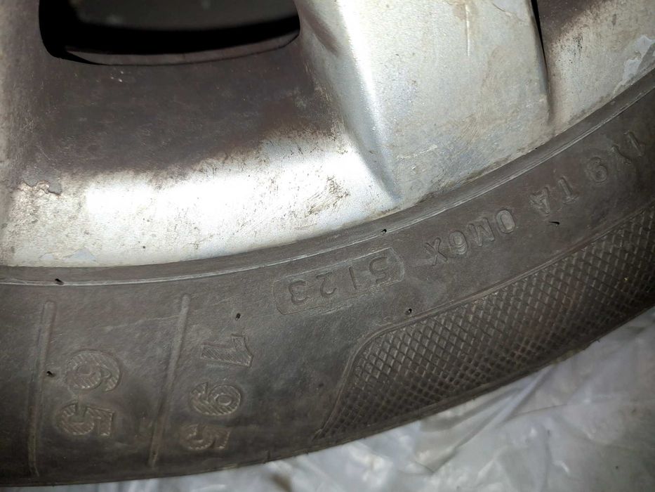 Jante de aliaj golf 195.65 R15 cu cauciucuri de vara Kerber, dot 51/23