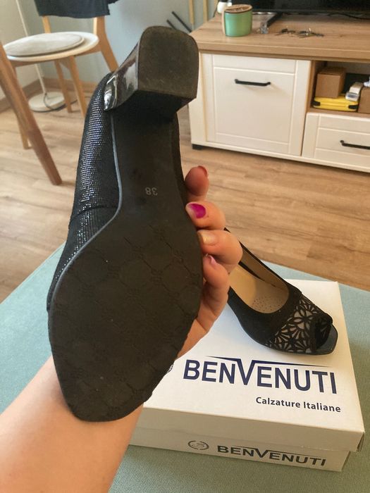 Pantofi Benvenutti piele naturala ( mar 38)