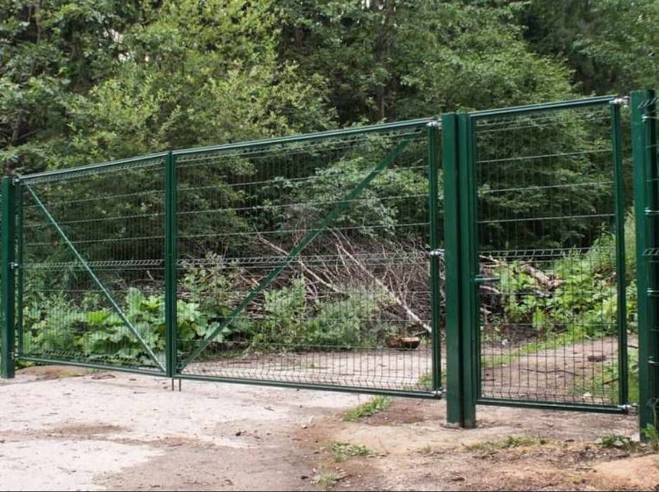 Ворота из 3д сетки фото Ворота из 3д сетки фото