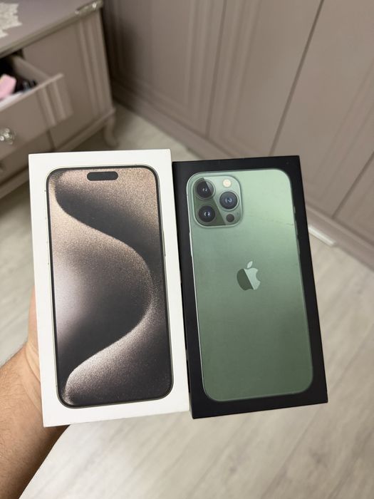 Продам iPhone 15 Pro Max и iPhone 13 Pro Max