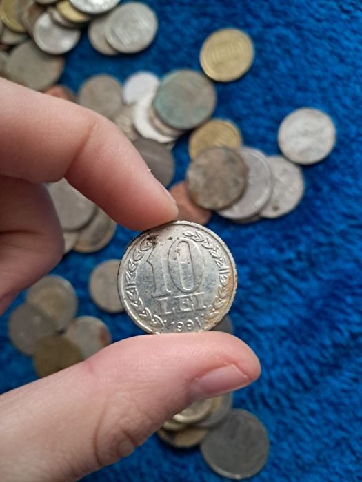 Monede vechi românești plus străine