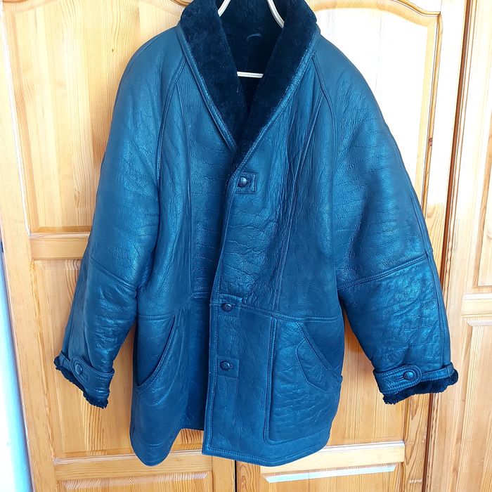 Аржентински мъжки кожух от мека анешка кожа