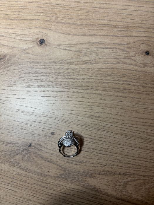 Inel diamant cross planet design