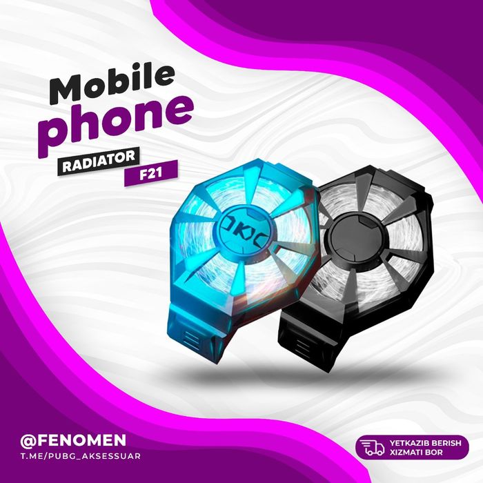 Mobile radiator cooler. Telefon uchun sovutkich