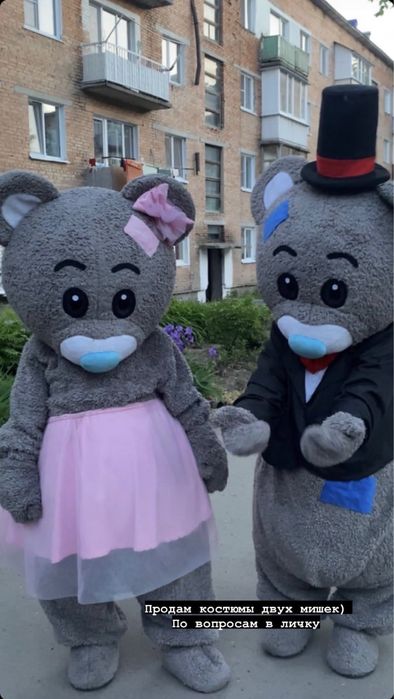 Продам костюм медведей